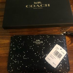 Black Coach Wristlet